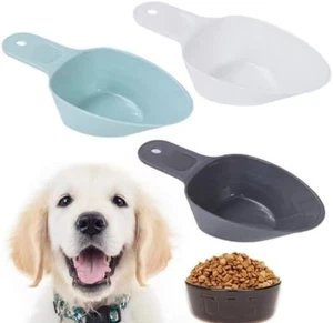 3PCS Dog Food Scoop 1 Cup, Plastic Pet Food Scoop with Measuring Lines 1/2 Cup 1 - Picture 1 of 6
