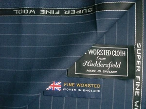 100% SUPERFNE MERINO WOOL SUITING FABRIC MADE IN ENGLAND – 3.8 m. **See Below** - Picture 1 of 12