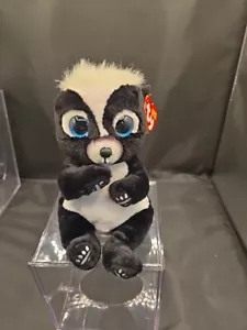Juguete de peluche Ty Beanie Baby Bellies - RUKUS the Skunk (6 pulgadas) NUEVO - Imagen 1 de 6