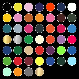 Textilfolie Plotterfolie Ultraflex S Flexfolie 61 Farben Folie Meterware Textil - Bild 1 von 60