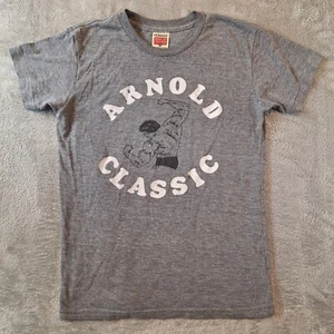 Homage T-Shirt Boys Size 12 Gray Arnold Classic Short Sleeve Tee Made in USA - Picture 1 of 6