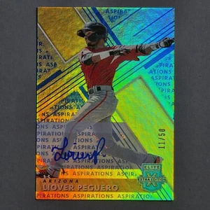 2019 Elite Extra Edition Auto Aspirations Blue #156 Liover Peguero #d/50 RC - Picture 1 of 1