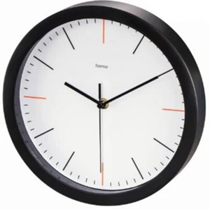 Hama Max R Wall Clock 25cm Low Noise Quiet Sweeping hand #186340 (UK Stock) BNI - Picture 1 of 15