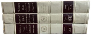 Webster’s Third New International Dictionary Unabridged & 7 Language Dictionary - Picture 1 of 6