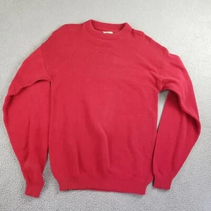 Vintage REI Sweater Mens Medium Red Crewneck Marled Knit Pullover Jumper USA - Picture 1 of 7