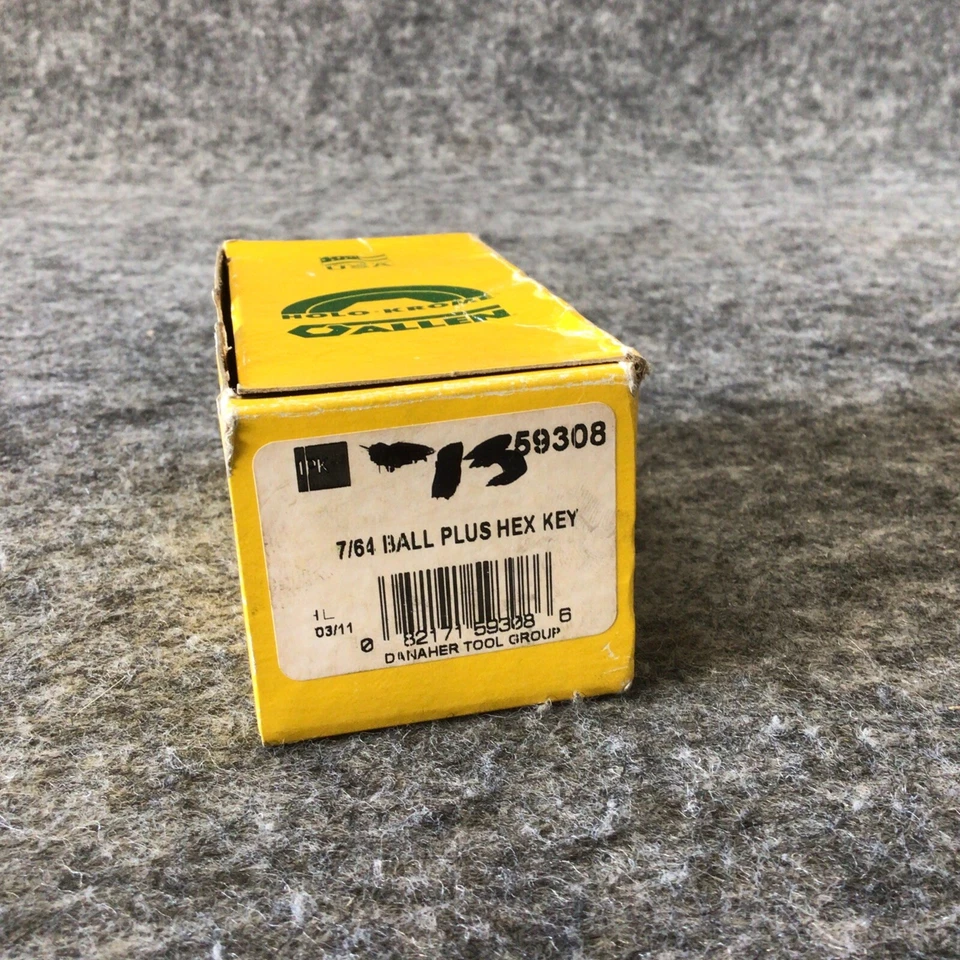 Lot Of 13 Allen 59308 Holo-Krome 7/64 Long Arm Ball-Plus Ball-End Hex Key Wrench - Image 1 of 4