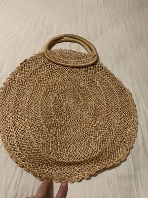 ❤️Vintage 1960’s Handbag Simon Woven Round Philippines NOS - Image 1 of 4
