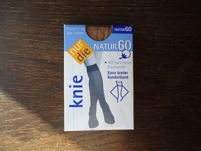 Damenbekleidung-Neu-Feinkniestrümpfe-60 DEN - passend für alle Größen - Bild 1 von 4