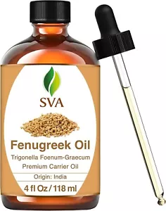 SVA Fenugreek Oil - 4 Fl Oz – 100% Natural Cold Pressed Fenugreek Oil - for Face - Picture 1 of 8