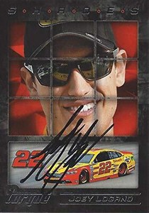 AUTOGRAPHED Joey Logano 2016 Panini Torque Racing SHADES (#22 Pennzoil Penske Te