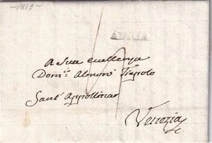 C691-LOMBARDO VENETO,PREF.,MAZZORNO, ADRIA ( LINEARE) A VENEZIA, ALVARO' TIEPOLO - Picture 1 of 3