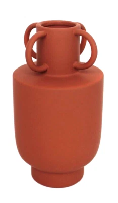 Florero naranja vintage rústico Navjo (terracota) arte moderno Foto 1 de 4