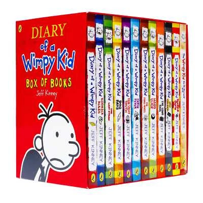 Diary of a Wimpy Kid by Jeff Kinney 12 Books Collection Box Set - Ages 7-12 - PB - Image 1 of 4