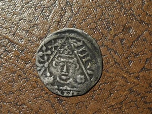 IRELAND, John (as King), Penny, Dublin, Roberd, roberd on dive, 1.32g S6228 - Picture 1 of 2