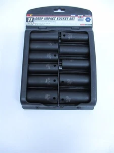 Juego de enchufes métricos de impacto profundo PT GP3112427 - Imagen 1 de 3