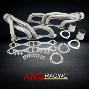 Stainless Steel Headers Fit Chevy Chevelle Impala Camaro SBC 283 V8 1964-1977 - Picture 1 of 5