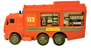 Vintage toy fire truck with ladder (FREE SHIPPING!), toy firetruck for kids - Picture 1 of 12