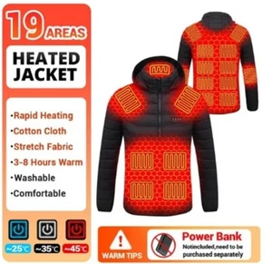 Jacken herren Heiz jacken 6XL Schwarz - Bild 1 von 3