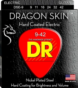 Cuerdas de guitarra eléctrica Dr Handmade Dragon Skin con recubrimiento transparente 9s 10 11s - Imagen 1 de 8