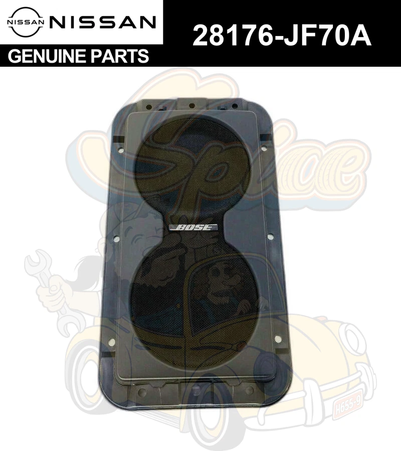 Nissan Genuine R35 GT-R Rear Center Grille speaker covers BOSE 28176-JF70A - Image 1 of 1