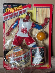 Figura de acción 2001 Marvel Spider-Man Baloncesto Adventure Hero 10" Toy Biz Sin usar, en caja - Imagen 1 de 3