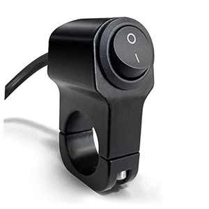 Motorrad Lenkerschalter 2V Wasserdicht Aluminiumlegierung Style A-Schwarz 1 Stück 1 - Bild 1 von 8