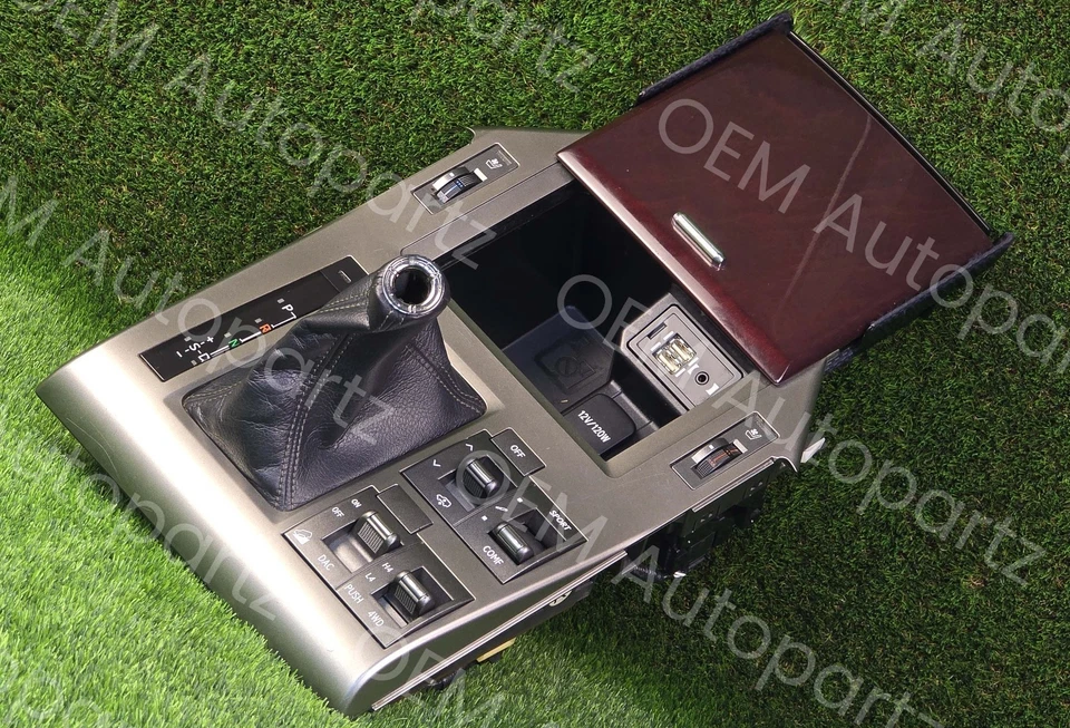 Bisel de palanca de cambios consola central Lexus GX460 14-19 con puerto USD e interruptores botones Foto 1 de 4