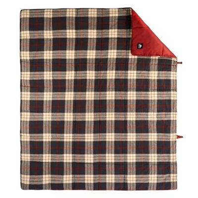 Ozark Trail 94860825-WM Flannel Packable Blanket, 70" x 60" in Plaid Design for - Image 1 of 2