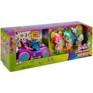 Barbie Videojuego Héroe - Muñecas Barbie y Coche de Juguete Set de Regalo - Mattel - Imagen 1 de 3