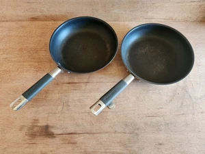 Farberware Millennium 10" Frying Pan Lot Nonstick Stainless Even Heat Base Vtg - Picture 1 of 24