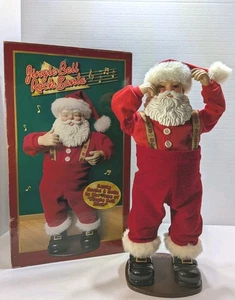 Rock Santa Collectibles Jingle Bell Rock Animado Santa Claus 1998 FUNCIONA CON caja - Imagen 1 de 10
