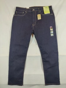 Levi's 502 Jeans Men's 36x30 Tapered Leg Taper Fit Flex Stretch Dark Wash Denim - Picture 1 of 12