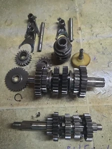 88 - 97 Kawasaki KX80 KX 80 Trans Transmission Gears Shift Drum Forks - Bild 1 von 19