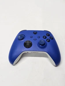 Microsoft Xbox One Wireless Controller Model 1914 Blue Missing Battery Untested - Picture 1 of 9