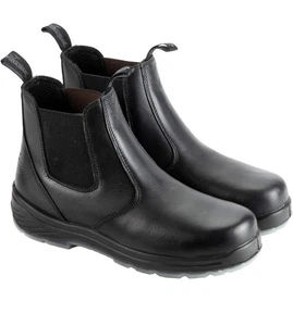 Thorogood 6” Botas de Estación Sin Cordones-Cuero-Sin Cordones-ASTM Hombres 6.5 Mujeres 8.5 - Imagen 1 de 10