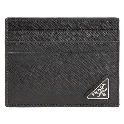 Prada Saffiano Card Holder Black 2MC223 QHH F0002 142950594 - Image 1 of 2