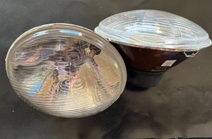 Porsche 944 928 924 Umrüst Scheinwerfer US EU 2x H4 Glas/Metall - Bild 1 von 3