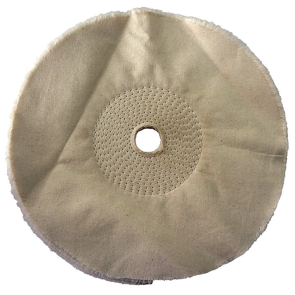 GRAINGER APPROVED 6A827 Buffing Wheel,Spiral Sewn,10 In Dia. 6A827 - Image 1 of 1