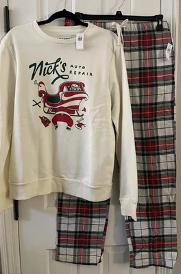 Nuevo con etiquetas Conjunto de Pijama Sudadera Tartán Cuadros Navidad Talla MED Para Hombre OLD NAVY & GAP Foto 1 de 4