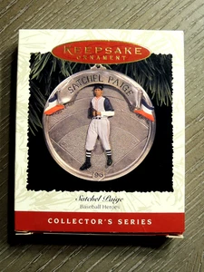 SATCHEL PAIGE 1996 HALLMARK CHRISTMAS ORNAMENT NIB      HOF LEGEND - Picture 1 of 2