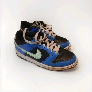 Nike Dunk Low SE GS Size 5Y Crater Black Blue Mint Foam DR0165-001  - Picture 1 of 8
