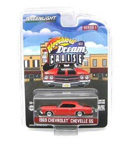Greenlight Chevrolet Chevelle SS Woodward Dream Cruise Series 1 1969 rot schwarz - Bild 1 von 1