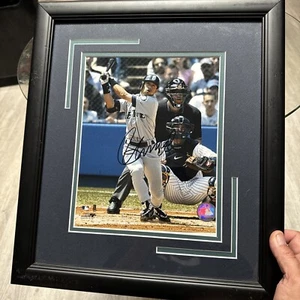 Autografo con cornice firmata Ichiro Suzuki MLB autenticato Seattle Mariners - Foto 1 di 9