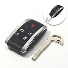 Replacement Smart Car Key Fob Case Cover + Blade For Jaguar Xf Xkr Xk Xfr