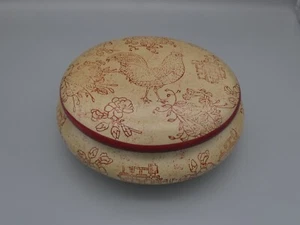 Plato de tocador con tapa de inodoro gallo rojo cerámica diseño La Dolce Vita JJG 8" - Imagen 1 de 16