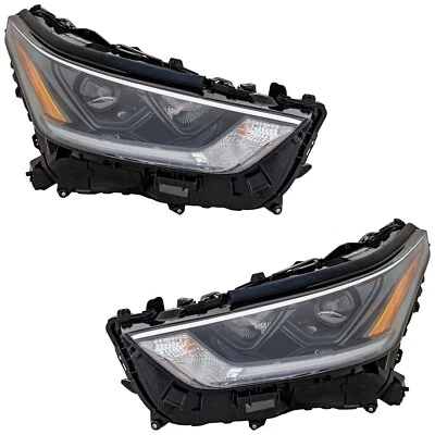 Headlight Set For 2021 Highlander L LE XLE Hybrid Driver & Passenger Side - Imagem 1 de 4