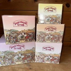 Lot of 5 DAVID WINTER COTTAGES, The Beekeeper’s, Little Market, Suffolk House - Picture 1 of 16
