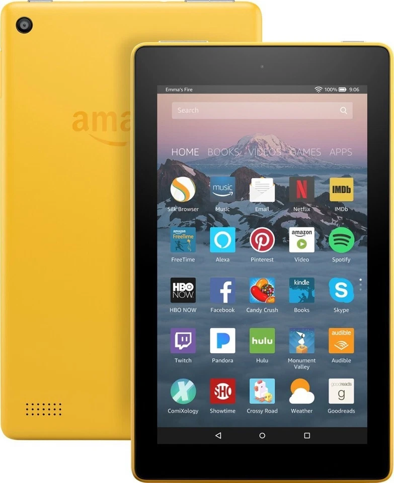 Amazon Fire 7 7th Gen 16GB Canary Yellow - Image 1 of 1