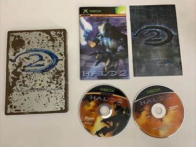 Halo 2 Steel Box Collector's Edition Microsoft XBOX Original PAL Game Complete - Image 1 of 4