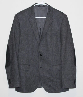 Abrigo deportivo Hugo Boss The Smith2 espiga sal y pimienta blazer hombre 42 R Foto 1 de 4